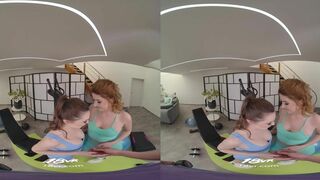 Building Stamina In A Threesome With Gia Tvoricceli And Monika May VR Porn